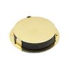 6Pcs Elegant Metal Drink Coaster Set With Holder Heat Resistant For Dining Table And Office Desk With Minimalists Design