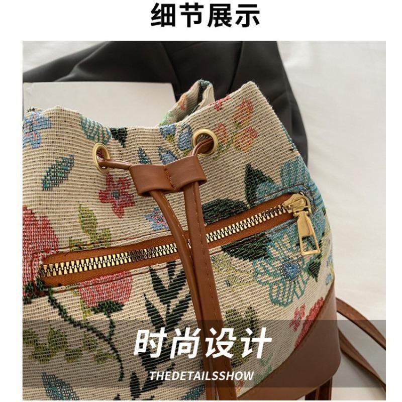 New autumn personality casual popular fashion crossbody simple trend shoulder bucket bag women