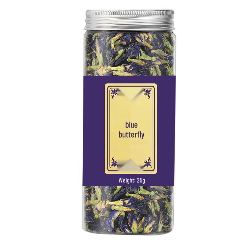 Hand-Picked Canned Blue Butterfly Pea Flowers, Ready to Ship