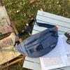 Stylish Grid Pattern Chest Bag Multiple Pockets Ideal for Outdoor Activities and Daily Use