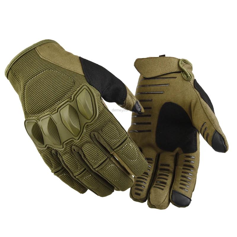 Dotyková obrazovka Full Finger Tactical Rukavice Motocross Hard Knuckle Full Finger Rukavice Pánské