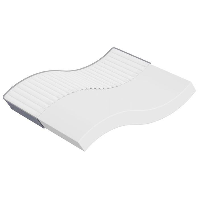 VidaXL Matelas en mousse moyennement doux 200x200 cm 373016