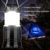 3 Lighting Modes Camping Lamp Solar Powered Flashlight Portable Tent Lamp Rechargeable Lantern Night Light For Outdoor Hiking