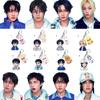 8pcs Double Charms Acrylic Keychain, Member Cartoon + SKZOO Animal Dual Pendant, Kpop STAY Fans Cute Bag Charm Key Ring Gift Merchandise