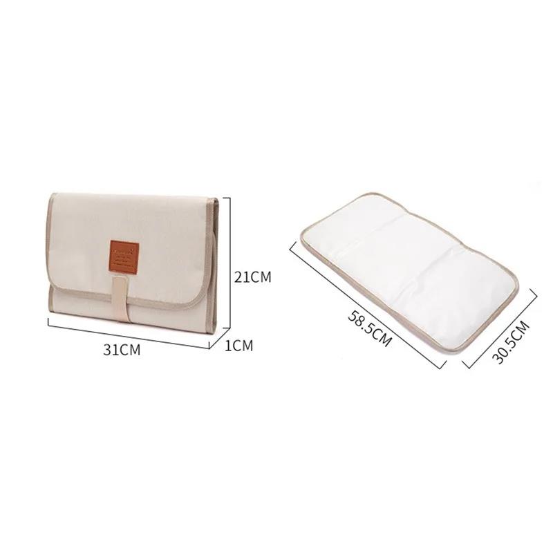 Practical Foldable Baby Diaper Changing Pad Waterproof Newborn Portable Toddler Table Durable Oxford Sheet