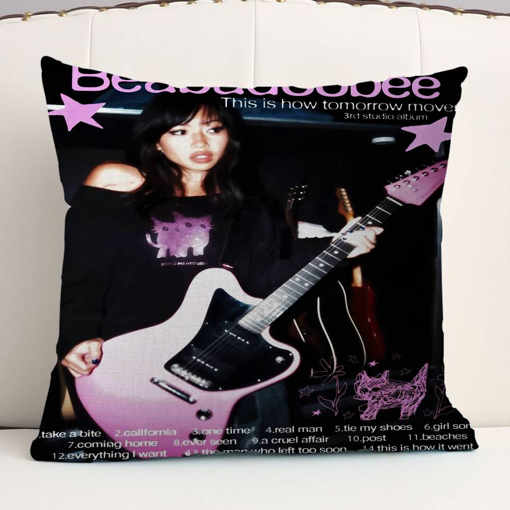 Singer Beabadoobee 45*45Cm Cushion Cover Pillow Cover Decor Pillowcase Home Pillowcase For Couch Pillow