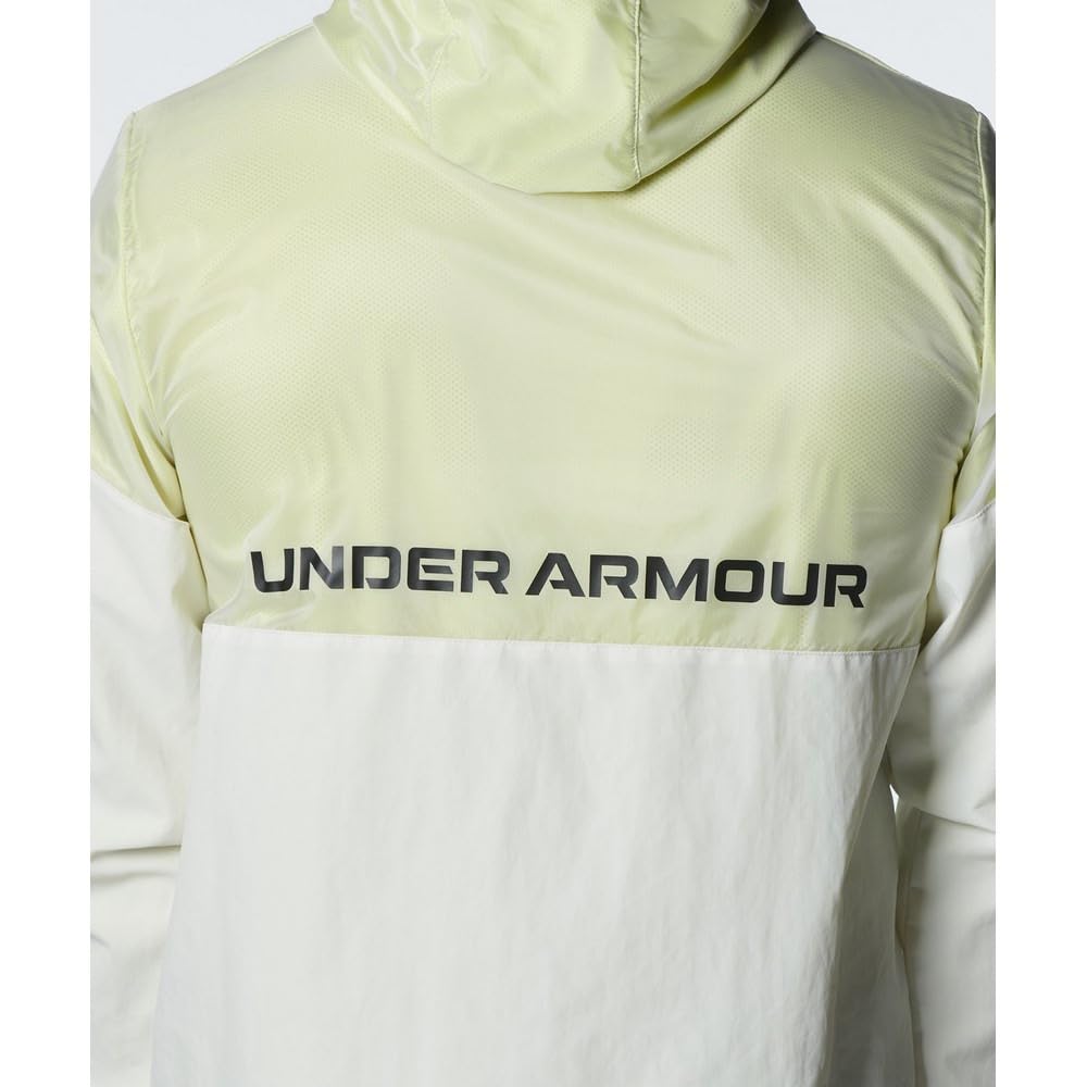 UA MESH LINED WOVEN JACKET White LG [Under Armour]