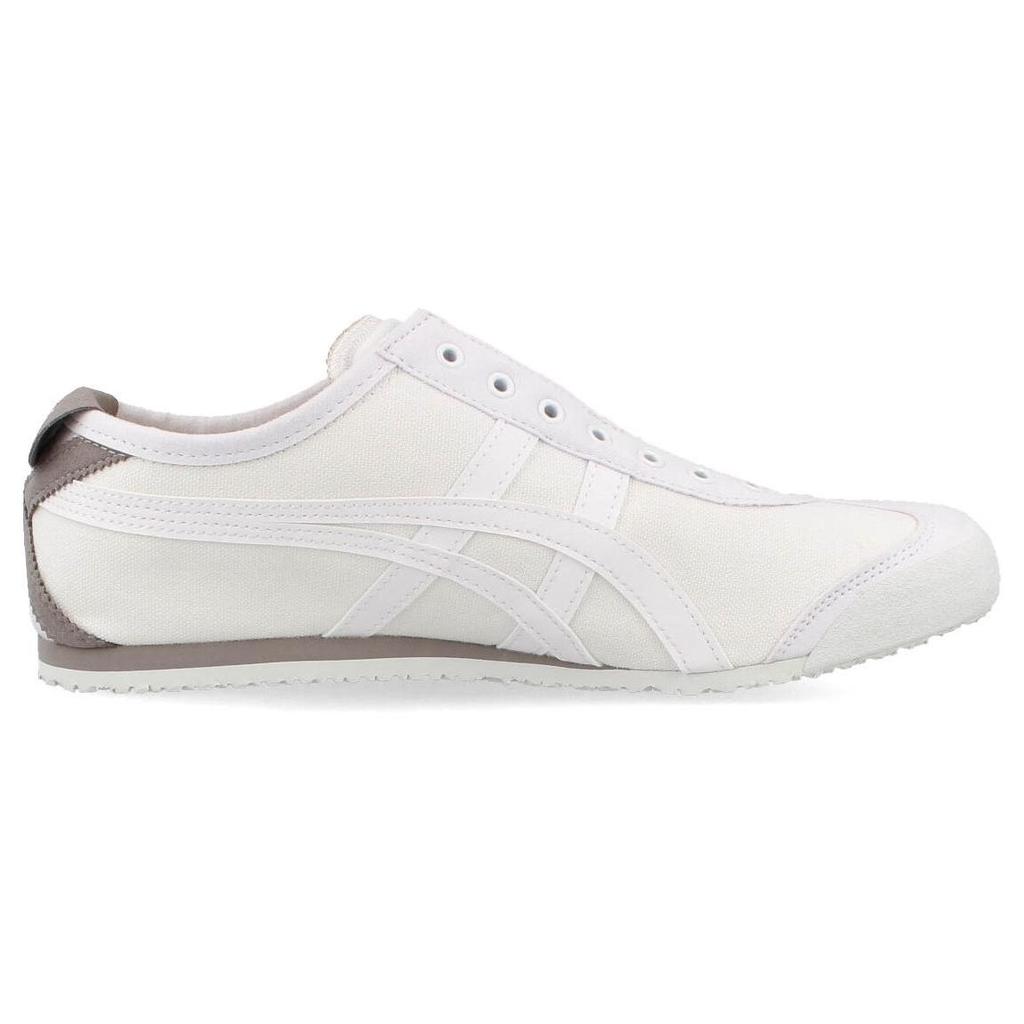 Onitsuka Tiger Unisex Mexico 66 Slip‑On White Grey Leather Slip‑on Sneakers 1183A360‑119