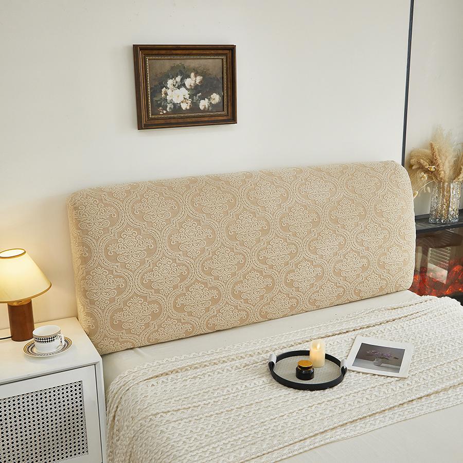 1 шт. Эластичный жаккардовый чехол на изголовье кровати, легко моющийся, чехол на прикроватную тумбочку для спальни, всесезонный, чехол на одеяло, высокое качество S