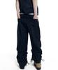 AAKAM Shirring Utility Cargo Pants (Black)
