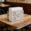 Napkin Holder for Table Stainless Steel Standing Napkin Dispenser Storage   for Dining Room Decor