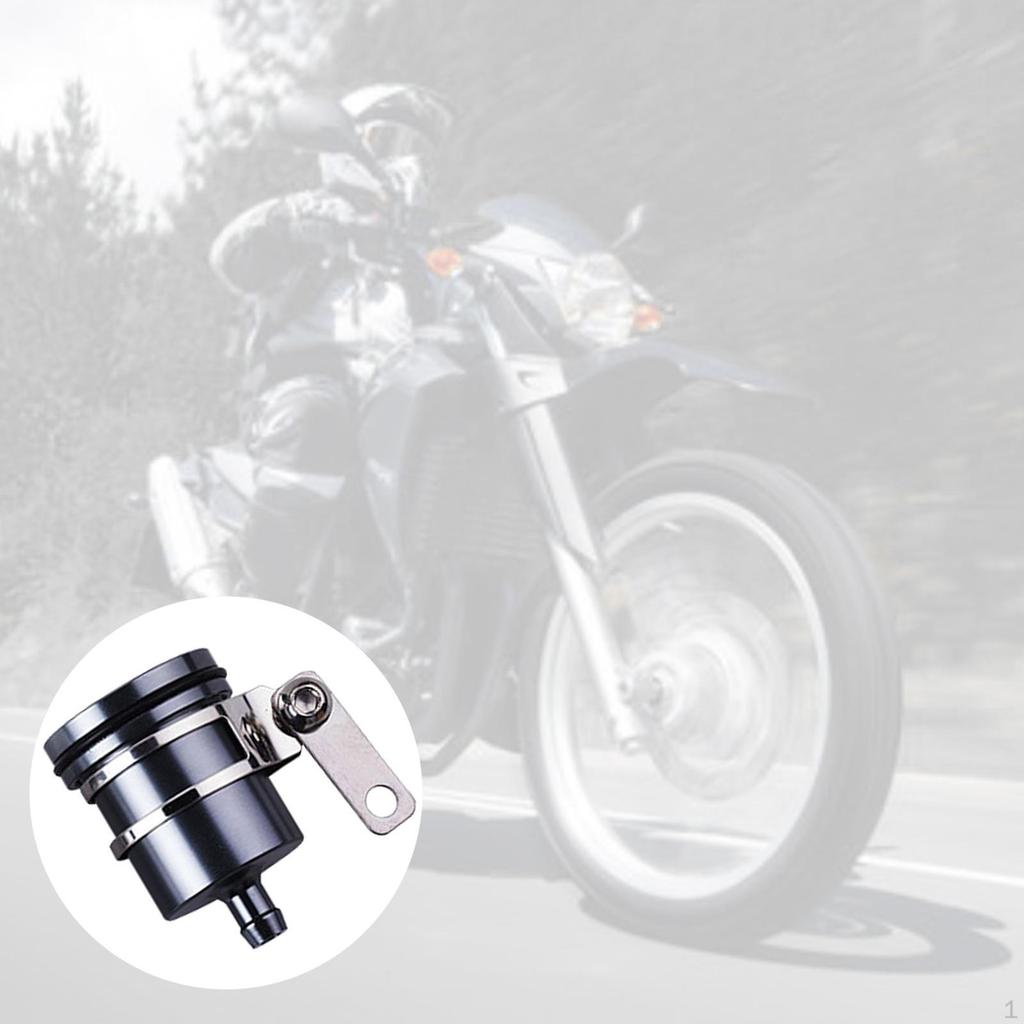 Aluminum, Motorcycle Brake Fluid Reservoir, Clutch Master Cylinder Reservoir Oil Tank Cup