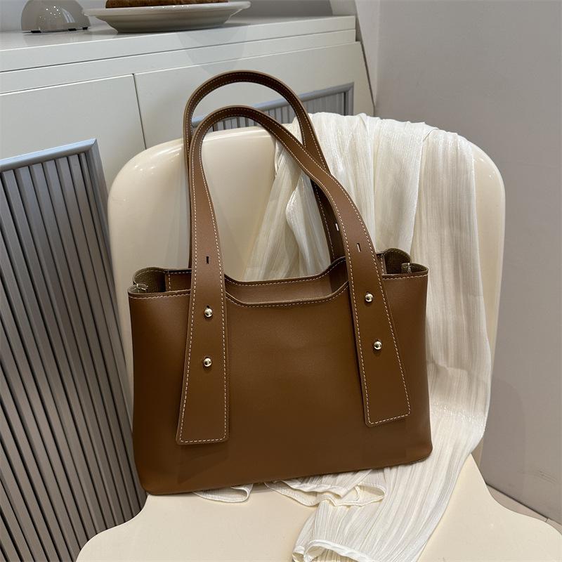 High Value Large Capacity Commuter Handbag Summer Versatile Shoulder Underarm Bag Tote Bag Tide