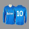 Vintage Long Sleeve Football Jersey Retro Soccer Shirt Men Women Sportswear