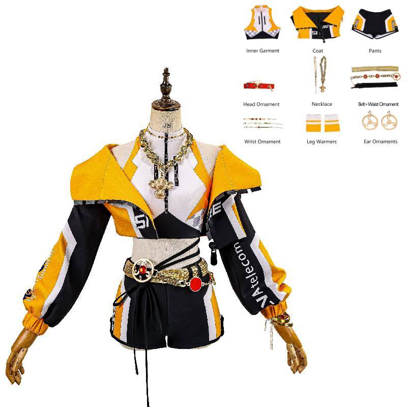Identity V Knight Air Force Cosplay Attire With Breathable Polyester For Fan Events