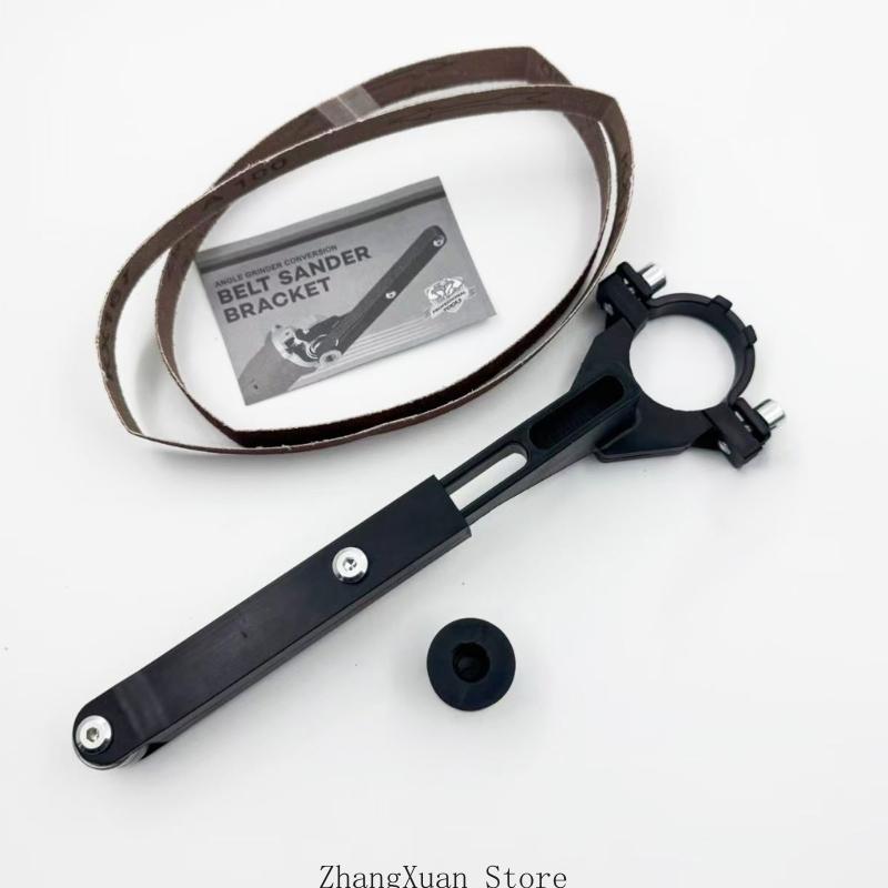 Angled Grinder Conversion Belt Sander Adapter Attachments Accessories Bracket Tool for Metal Polishing and Sanding