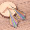 Handmade Thread Rainbow Style Earrings