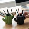 3D Printed Cactus Pen Holder Ins Style Makeup Brush Organizer Desktop Storage Pot School Decor