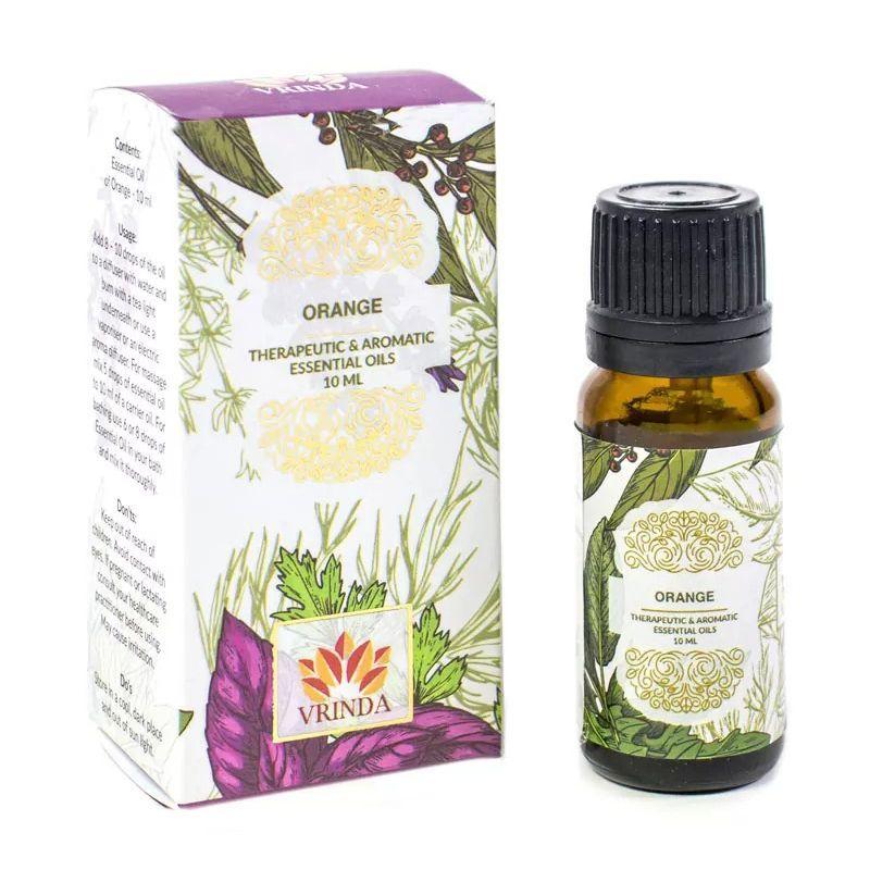 Эфирное масло Апельсина (10 мл), Orange Essential Oil,  Vrindaam 8.953125