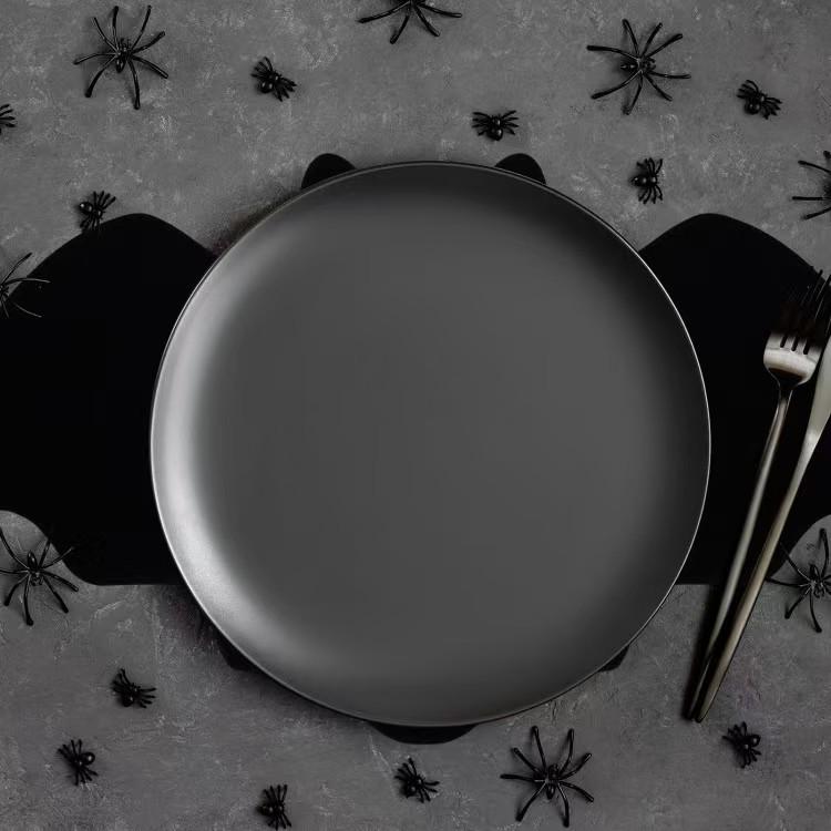 Halloween Bat Placemat Bat Non-Slip Heat-Resistant Table Mat