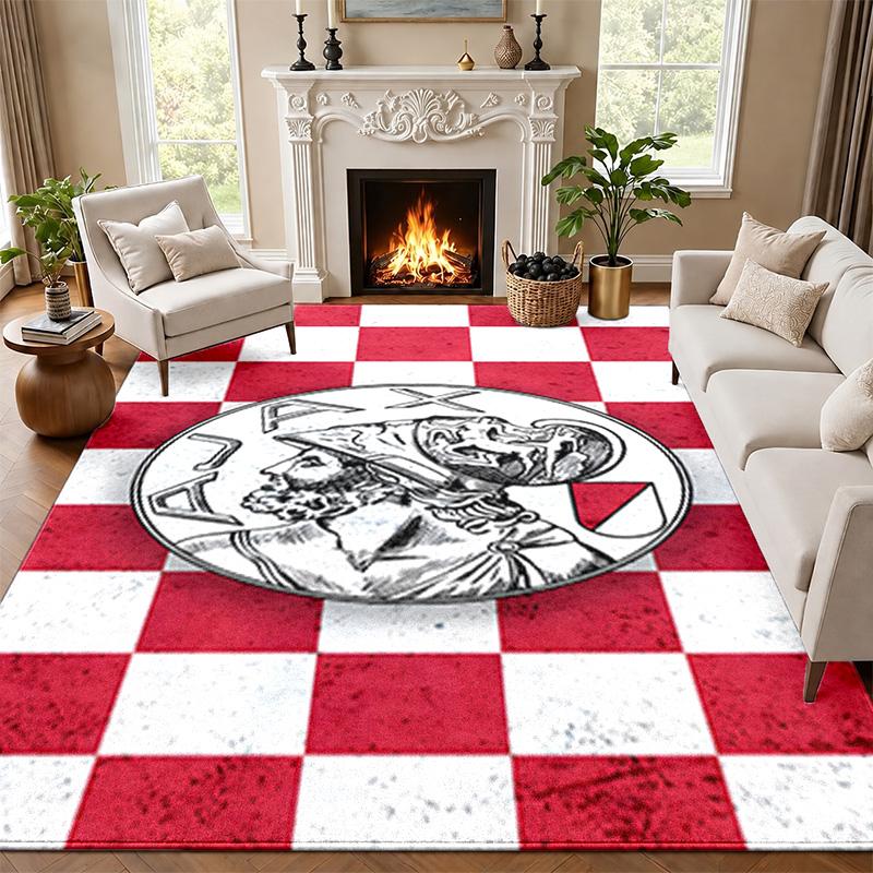 AFC Ajax Carpet Door Mat for Living Room or Bedroom Protective Mat Under Chair Office Decoration Christmas Gift Birthday Present