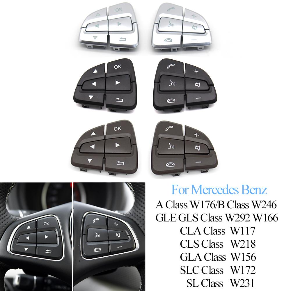 Car Steering Wheel Menu Control Switch Buttons For Mercedes Benz A B GLS GLE Class W176 W117 W218 W166 W292 W156 W246 W231 W156