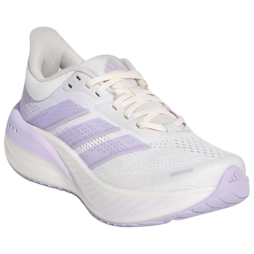 Adidas Cushionnova Comfortable Slip-Resistant Durable Rebound Running Shoes Women sneaker White Light-Purple KI2352