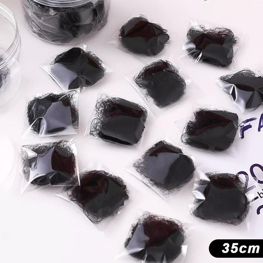 

10 шт. Невидимая сетка для пучка Простой стиль Сетчатая сетка Дышащая сетка для парика Инструмент для укладки волос Женские аксессуары для волос 35cm