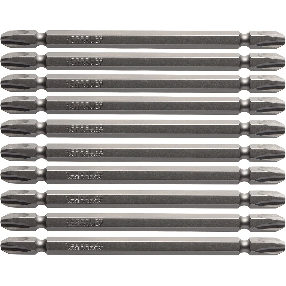 [Amazon.co.jp Exclusive] VESSEL (VESSEL) Double Headed Air Bits for Electric Screwdrivers +3 x 11...