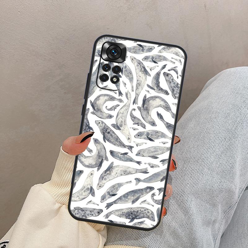 Baby Seals For Xiaomi Redmi Note 14 10 11 12 13 Pro 11S 12S Case Cover For Redmi 15 15C 14C 10C 12C 13C