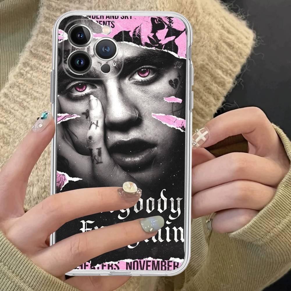 Emo Rapper Lil Peep TPU Silicone Case For IPhone 11 12 13 14 15 16 17 Pro Max Shockproof Clear Back Cover