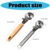 Stainless Steel Scooper With Ergonomic Grip For Ice Cream Nonstick Digger Dessert Spoon For Home And Commercial Use