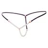 Women Sexy Faux Pearl String Massage  Underwear Briefs Thongs G-String Knickers