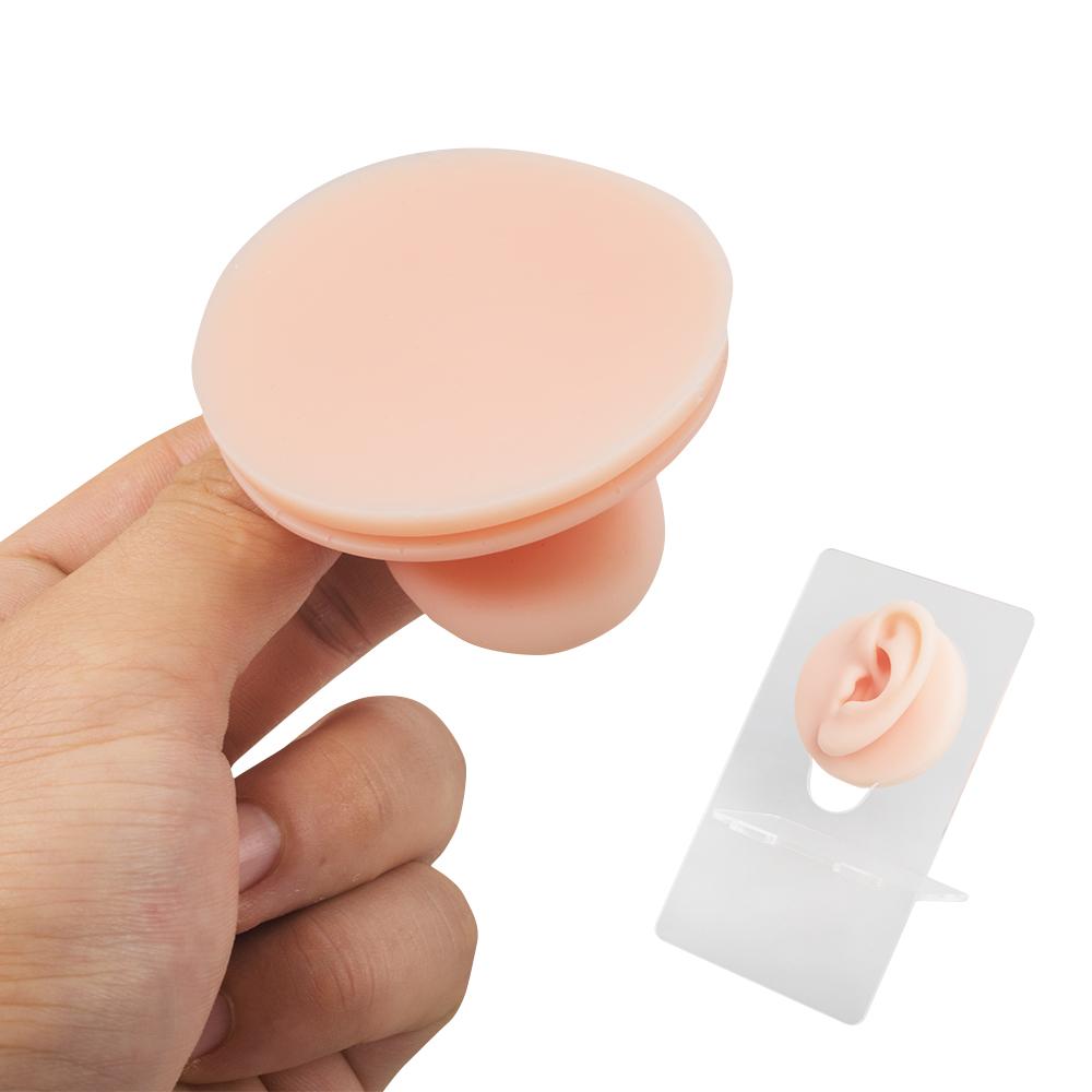 Weiches Silikon Ohr Nase Mund Modell Tattoo Übung Körper Schmuck Display Piercing Werkzeug Kit Schönheits Zubehör Make-up Werkzeuge