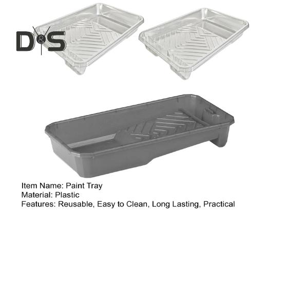 Plastic Paint Tray with Paint Pan Liners Large Capacity Reusable Easy To Clean Paint Roller Tray Liners Set