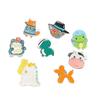 Creative Alloy Animal Brooch: Versatile Little Dinosaur and Fox Accessories for Clothing, Shoes, and Bags