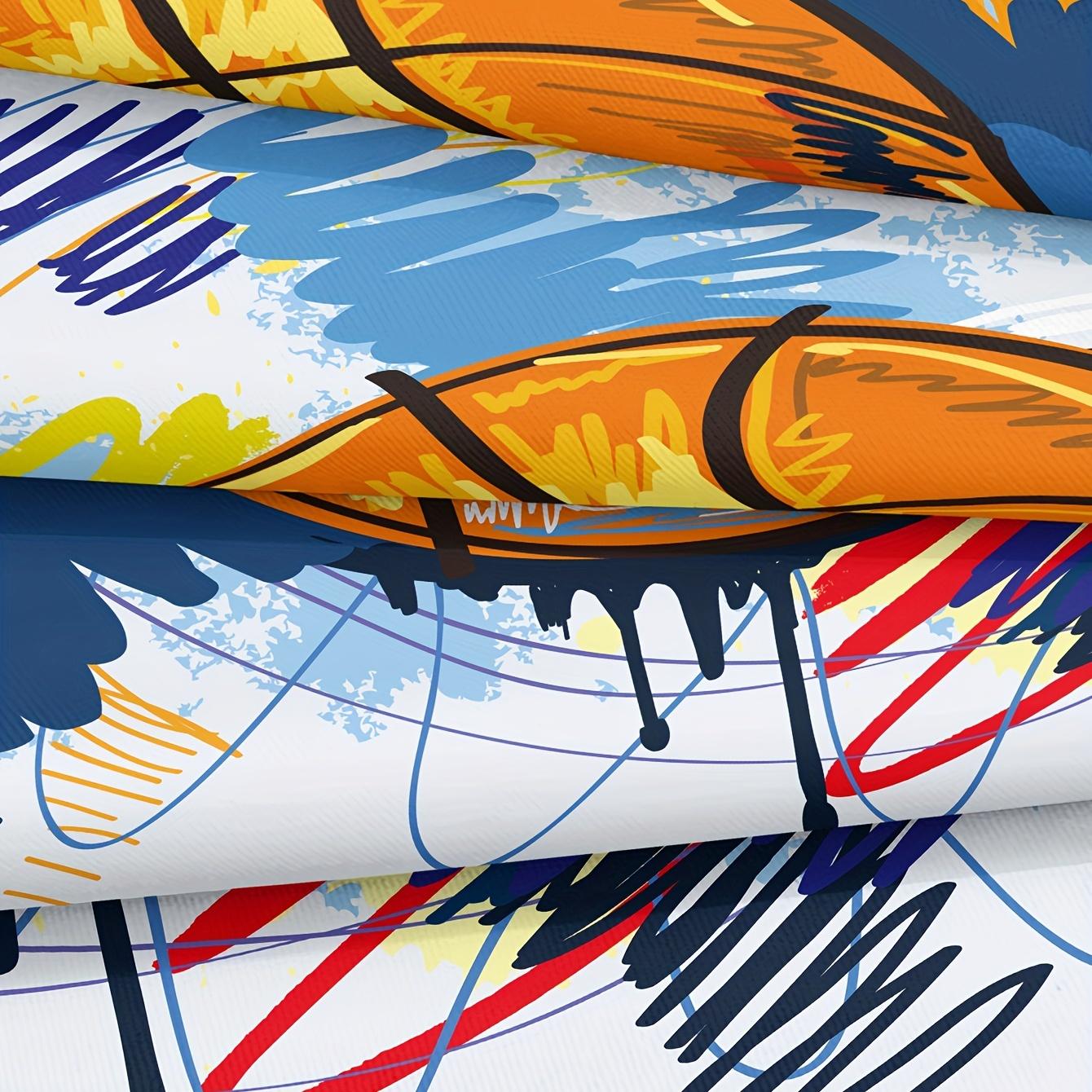 Полиэстеровый пододеяльник с принтом в виде комиксов о баскетболе — фото 6