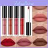 Glaze Makeup Liquid Matte Lip Lipstick Womens Velvet Matte Surface Lasting Nonstick Cup Lip Gloss
