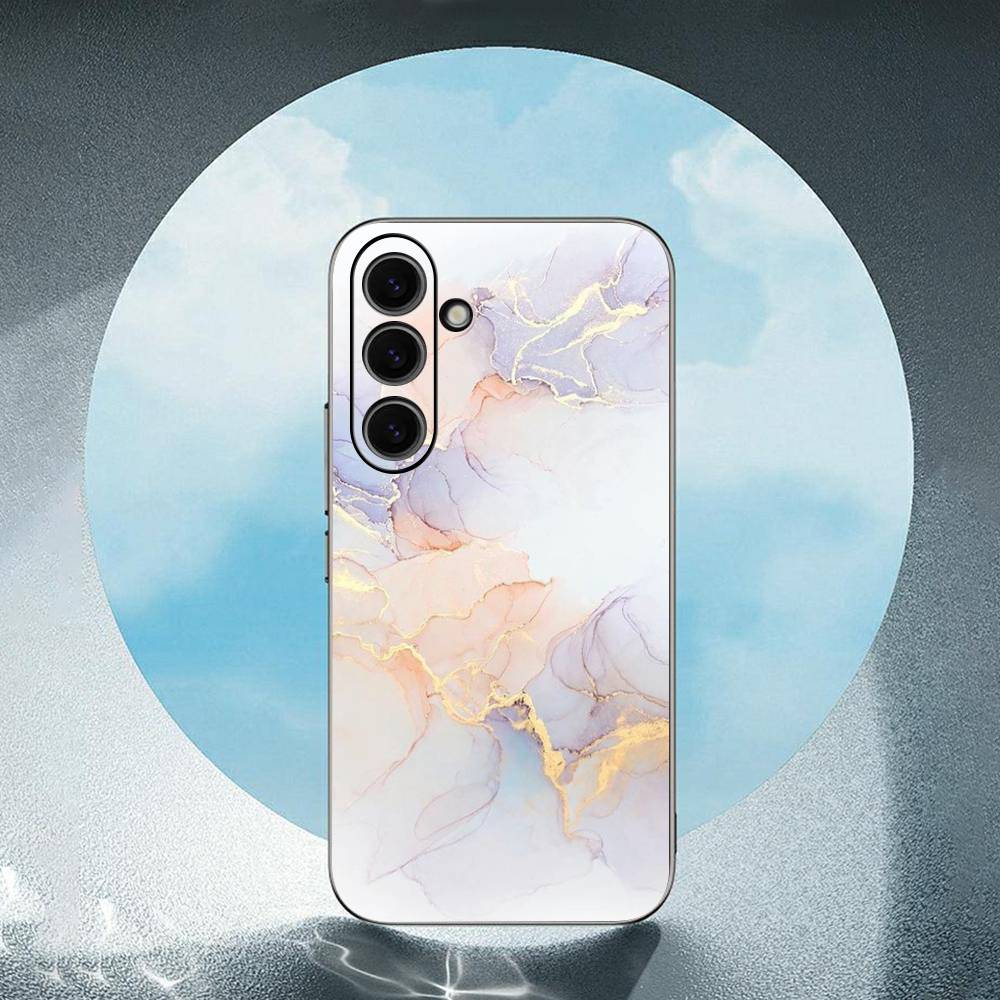 

Marble Collage Print For Samsung Galaxy S23 S24 S25 Ultra S22 Plus S21 Black Soft Case Waterproof Soft Case SamsungS20 plus 5G
