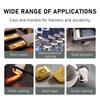Multi-shaped graphite oil baths and crucible molds, suitable for smelting, casting, and refining gold, silver, metals, aluminum, copper, and brass