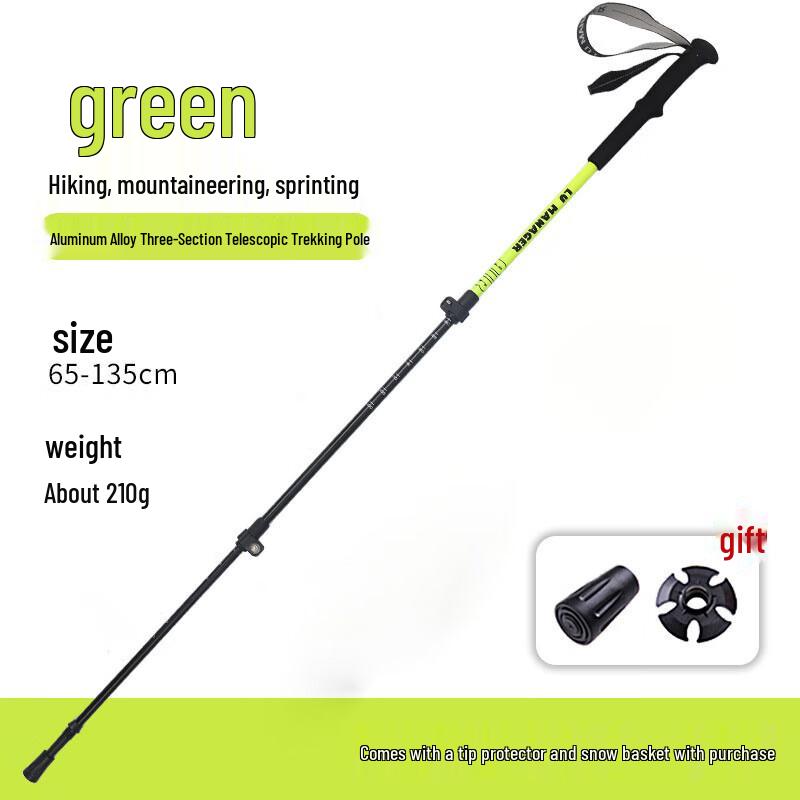 Foldable Anti-Slip Multifunctional Outdoor Trekking Pole