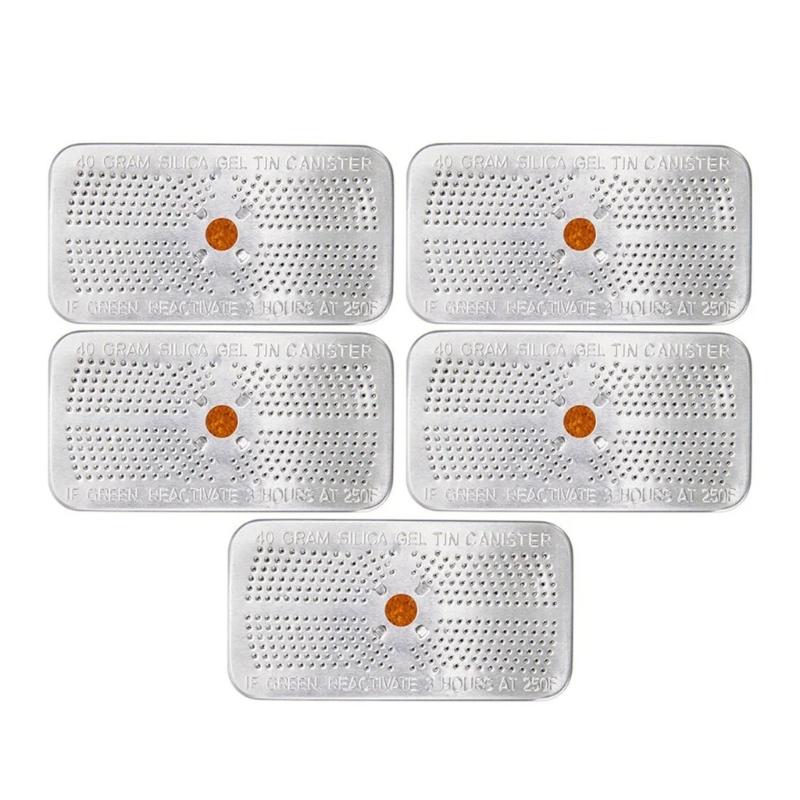 5 шт. Многоразовые влагопоглощающие пакетики с индикатором влажности для дома и автомобиля 1