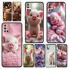 Cute Pig Phone Case For Oneplus 13R 13 12R 11 10T 10R Nord N100 N200 N10 10 9 9R 9RT CE 3 2 Z Pro 5G Soft TPU Cover Fundas Capas