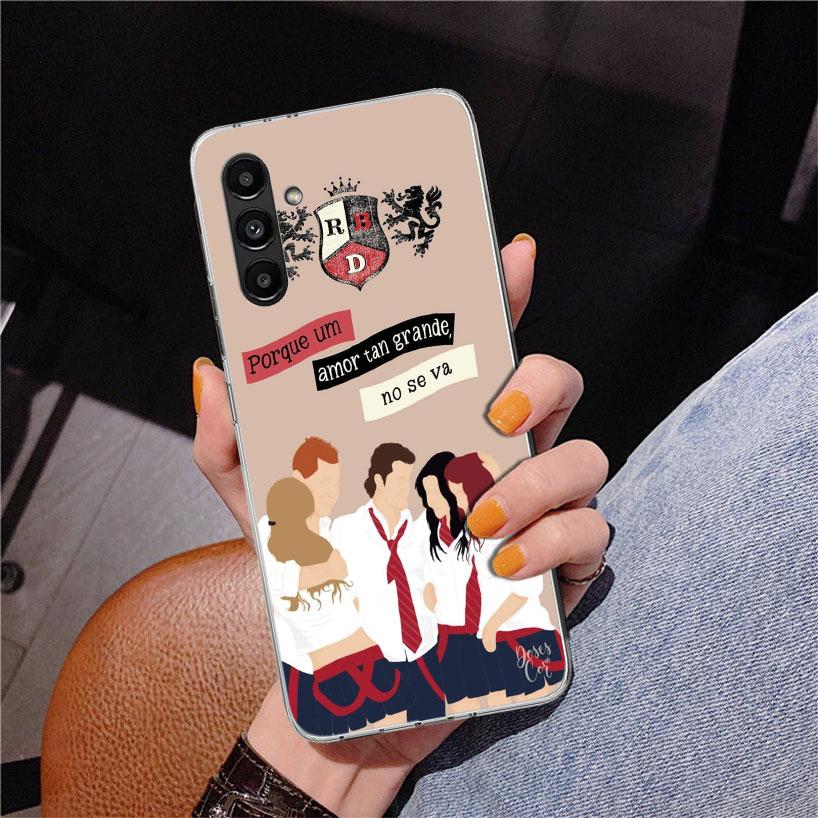 F-Fashion RBD R-Rebelde Phnoe Case for Samsung Galaxy A17 A37 A57 A16 A26 A36 A56 A15 A14 A13 A55 A54 A53 A35 A34 A33 A25 A24 A2