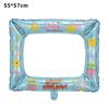 Diy Photo Frame Balloon Birthday Party Decoration Aluminum Film Balloon Graduation Scene Arrangement Props Atmosphere Arrangement