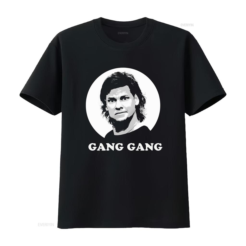 GANG Theo Von Fan Art T Shirt Vintage Washed Graphic Streetwear Unisex Versatile Homme Top For Everyday Wear Slightly Stylish