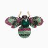 Crystal Bee Badges Pins for Women Men Fashion Unisex Clothing Insect Series Classic Brooches Corsage Lapel Pin