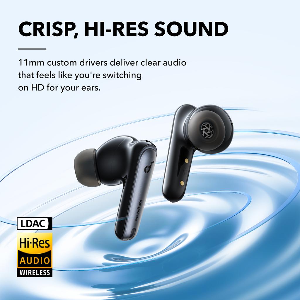 Soundcore by Anker Liberty 4 NC, Bluetooth 5.3 in-ear headphones with adaptive noise cancellation 98.5%