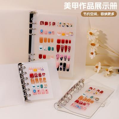 Japanese Nail Art Album Works Nail Photo Storage Album Large, Medium And Small Display Board Nail Photo Style Display Album Nail Photo Album
