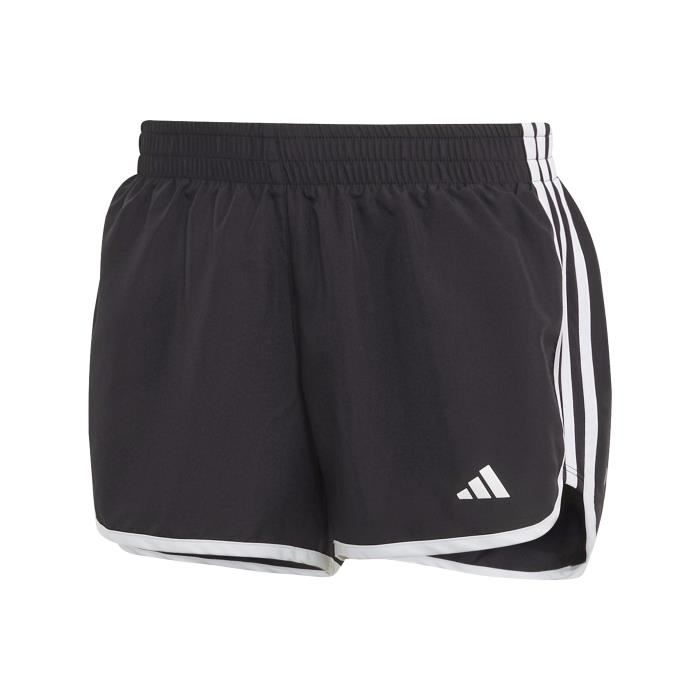 Short De Course - Adidas - Marathon 20 - Noir/blanc - Femme - Respirant - L 3
